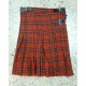 Kilt tartan rosso con cinturini laterali